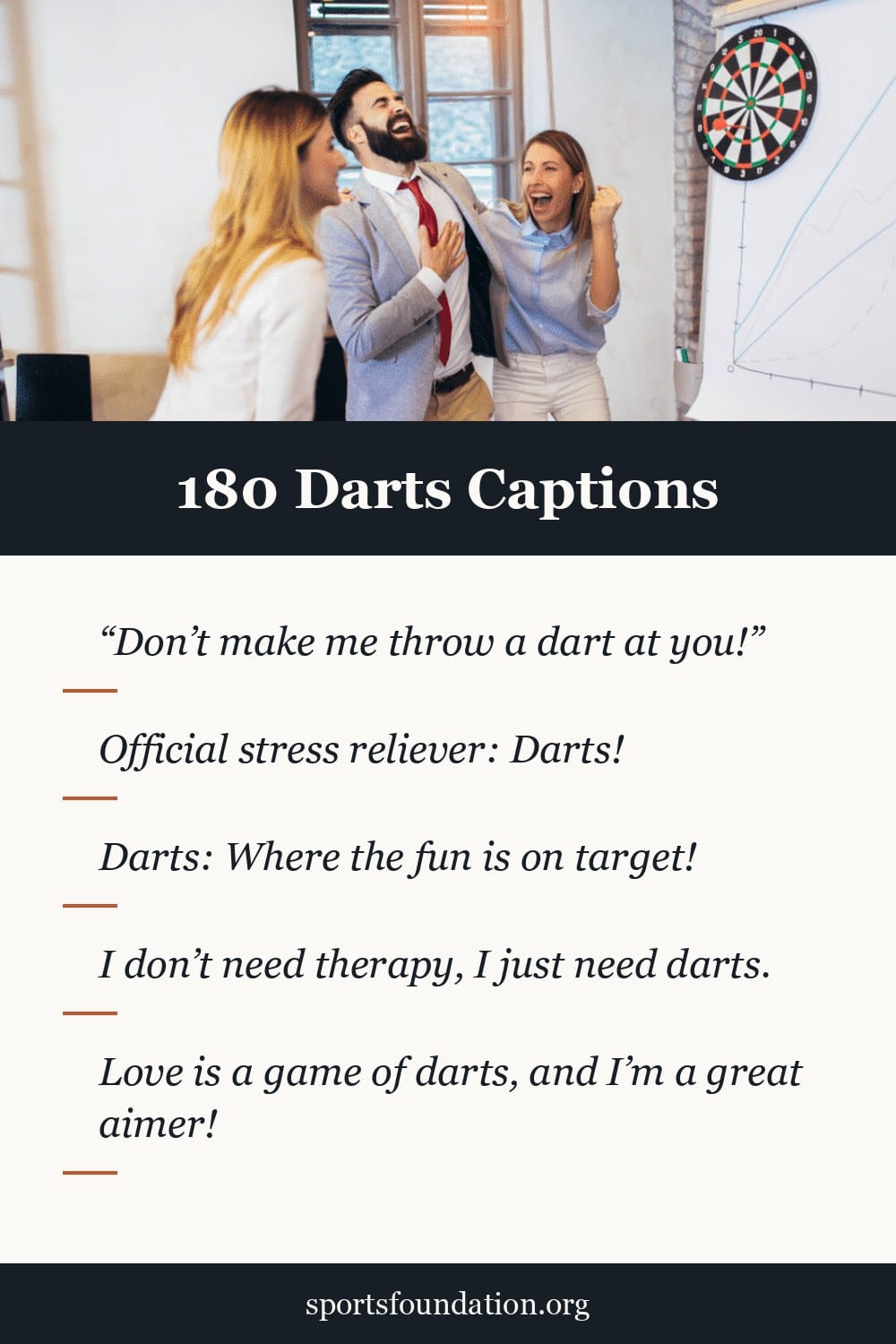 180 Darts captions for Instagram
