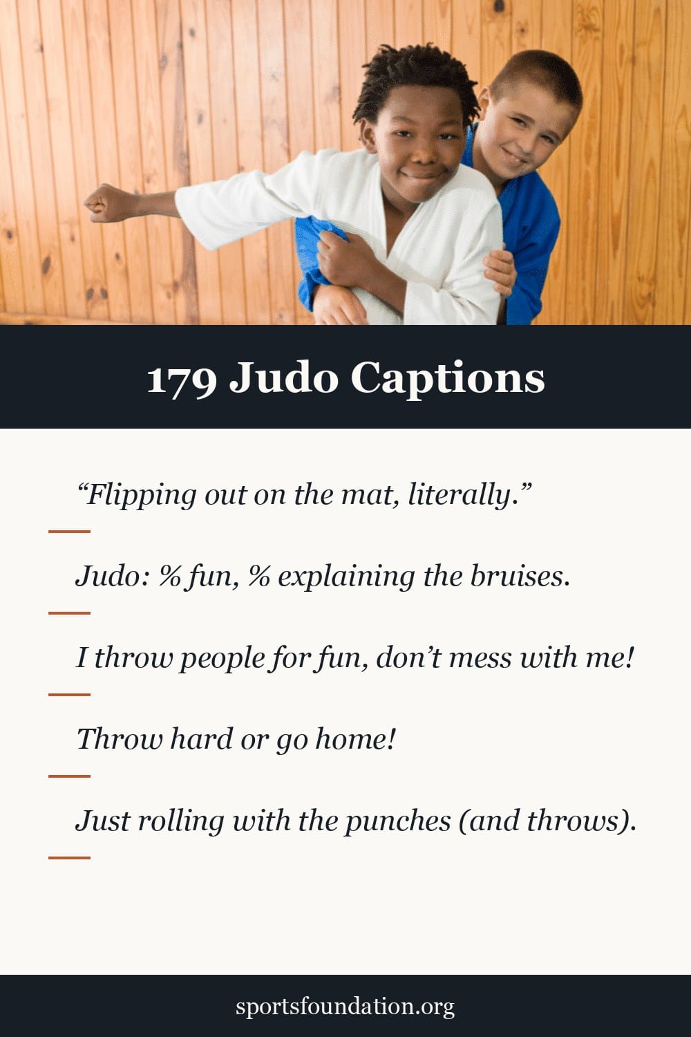 179 Judo captions for Instagram