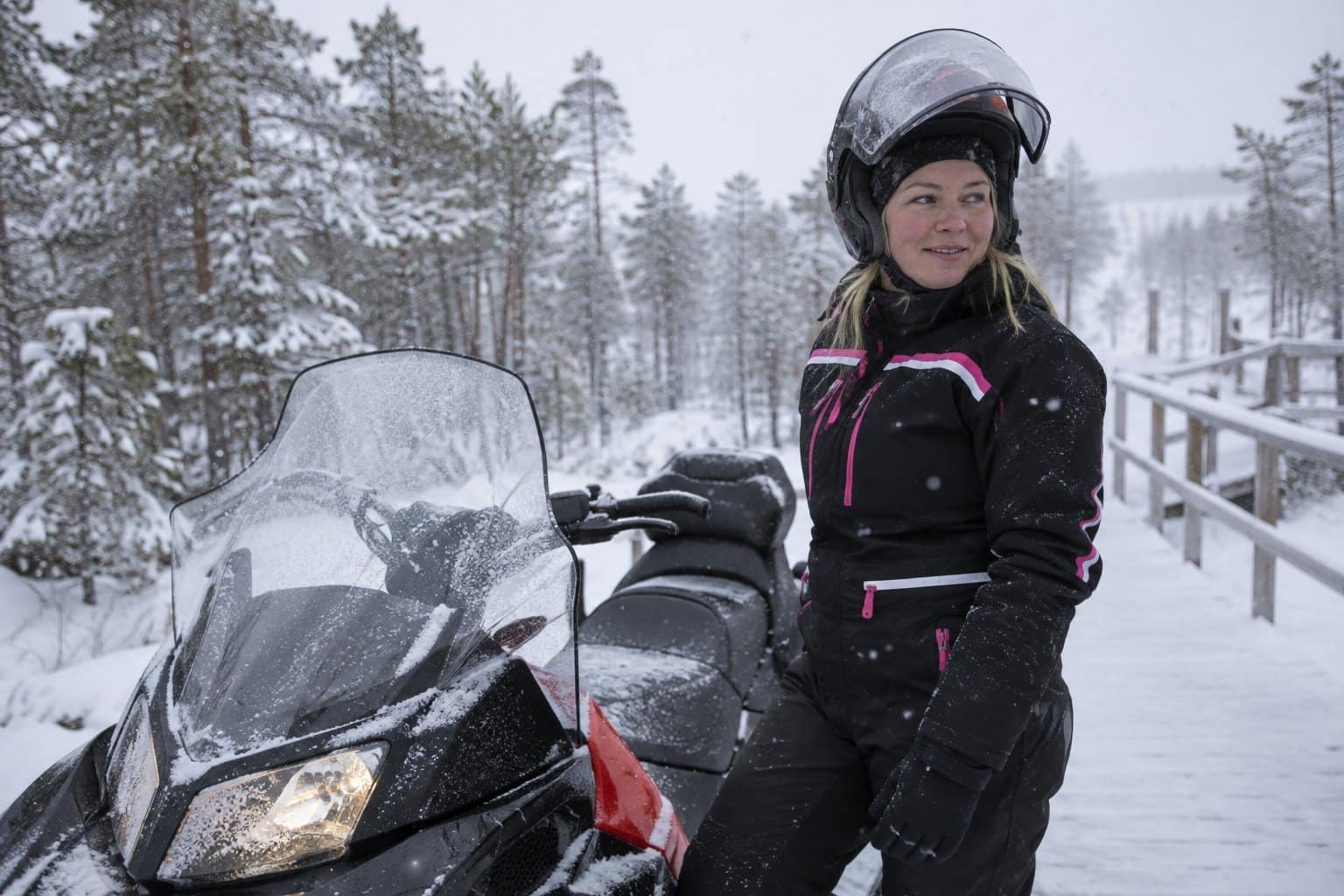 Snowmobiling in Estonia