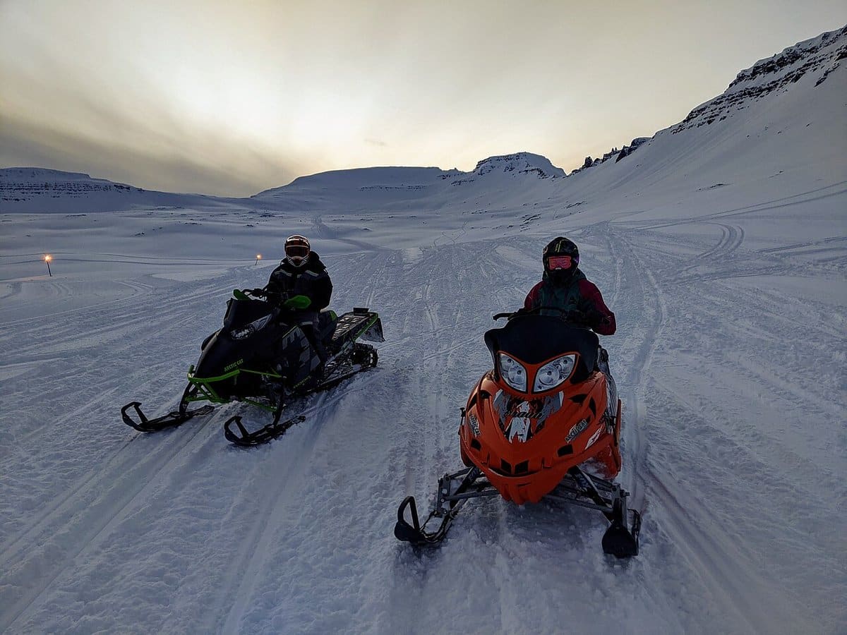 Snowmobiling in Iceland