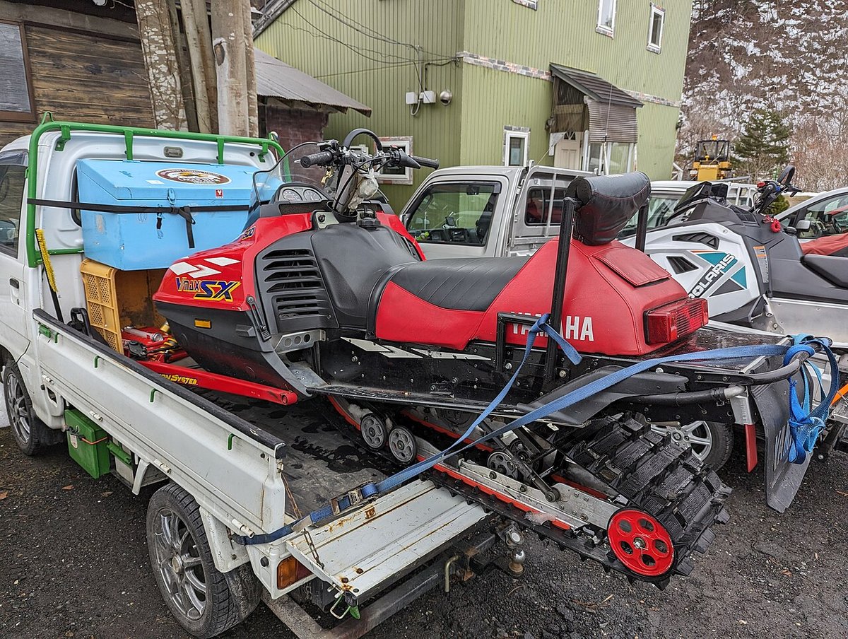 Snowmobiling in Japan