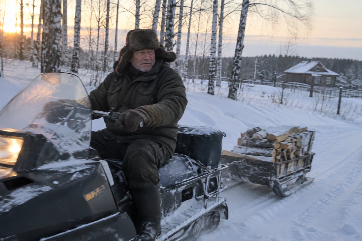 Snowmobiling in Russia
