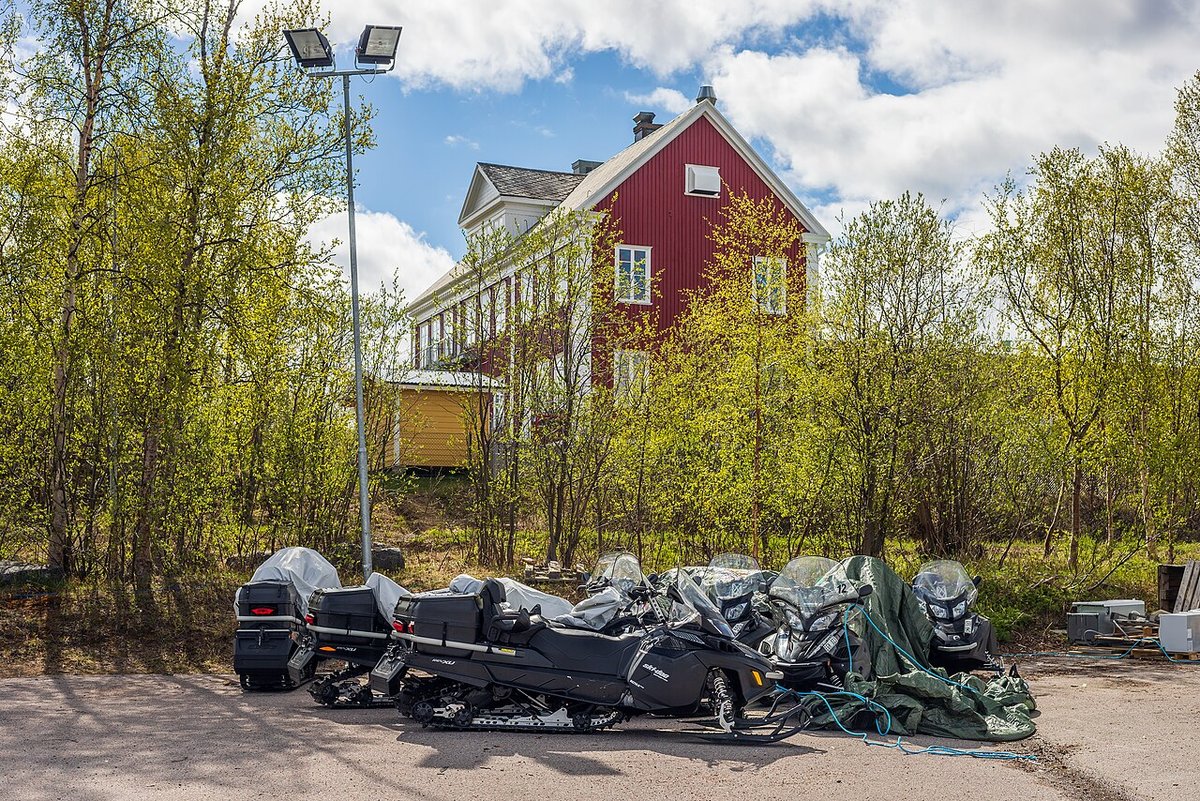 Snowmobiling in Sweden